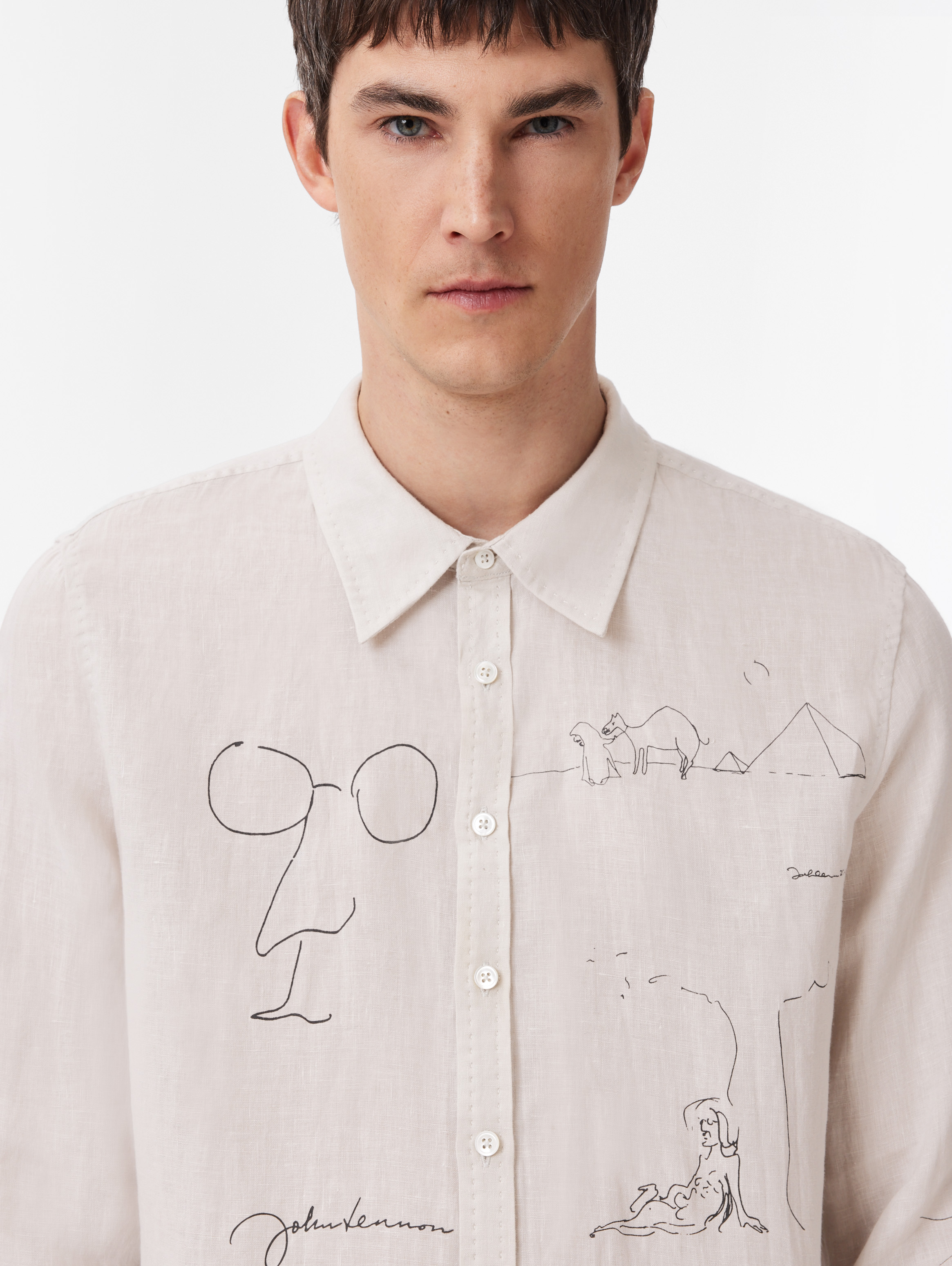 JOHN LENNON BANK STREET ILLUSTRATION SHIRT